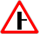 Знак 2.3.2 - Примыкание второстепенной дороги справа
