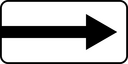 Знак 8.3.1 - Направления действия (направо)