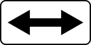 Знак 8.3.3 - Направления действия (направо и налево)